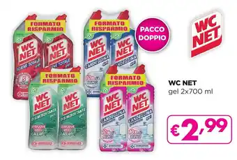 Saponi e profumi WC NET gel 2x700 ml offerta