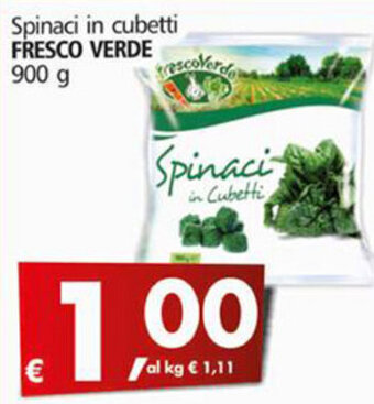 Alter Discount Fresco Verde Spinaci in Cubetti 900 g offerta