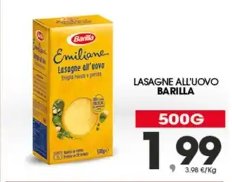 Despar LASAGNE ALL'UOVO BARILLA offerta