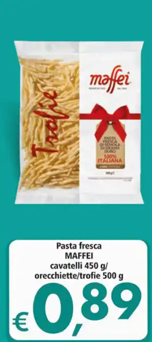 Alter Discount Maffei Pasta Fresca Cavatelli 450 g/ Orecchiette/Trofie 500 g offerta