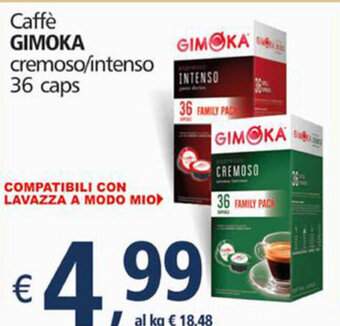 Alter Discount Gimoka Caffè Cremoso/Intenso 36 caps offerta