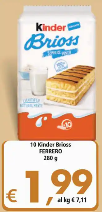Ferrero 10 Kinder Brioss 280 g
