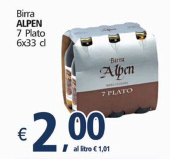 Alter Discount Alpen Birra 7 plato 6x33 cl offerta