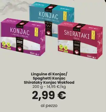 Interspar Linguine di Konjac/ Spaghetti Konjac Shirataky Konjac Wokfood 200 g offerta
