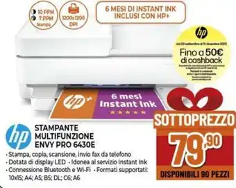 Expert STAMPANTE MULTIFUNZIONE ENVY PRO 6430E offerta