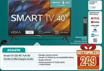 Expert Smart TV LED 40" Full HD offerta