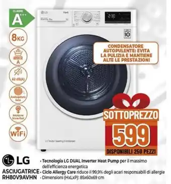 Expert ASCIUGATRICE RH80V9AVHN offerta