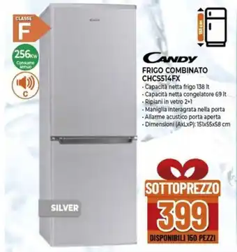 Expert CANDY FRIGO COMBINATO CHCS514FX offerta