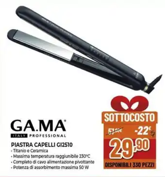 Expert GA.MA PIASTRA CAPELLI GI2510 offerta