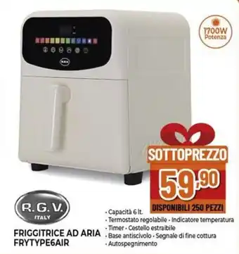 Expert FRIGGITRICE AD ARIA FRYTYPE6AIR offerta