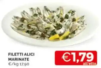 Mercatò FILETTI ALICI MARINATE offerta