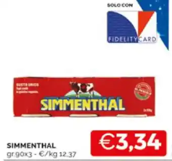 Mercatò SIMMENTHAL gr.90x3 offerta