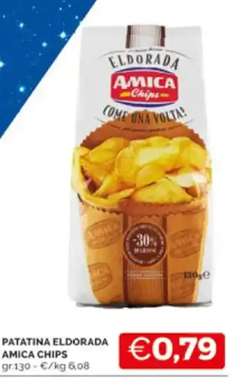 Mercatò PATATINA ELDORADA AMICA CHIPS gr.130 offerta