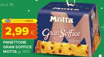 Tigre PANETTONE GRAN SOFFICE MOTTA gr 900 offerta