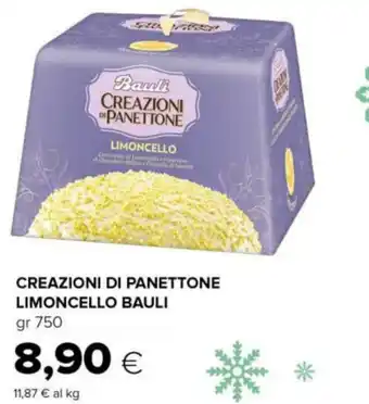 Tigre CREAZIONI DI PANETTONE LIMONCELLO BAULI gr 750 offerta