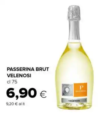 Tigre PASSERINA BRUT VELENOSI cl 75 offerta