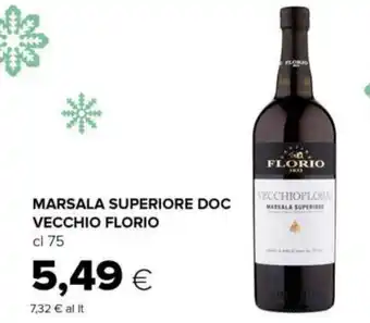 Tigre MARSALA SUPERIORE DOC VECCHIO FLORIO cl 75 offerta