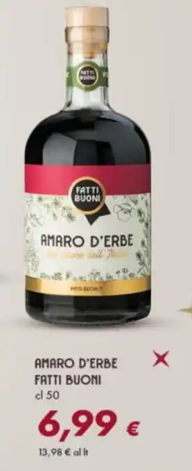 Tigre AMARO D'ERBE FATTI BUONI cl 50 offerta
