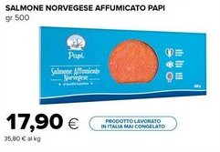 Tigre SALMONE NORVEGESE AFFUMICATO PAPI gr 500 offerta