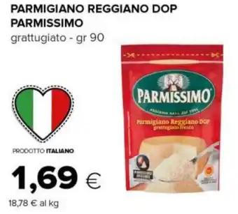 Tigre PARMIGIANO REGGIANO DOP PARMISSIMO grattugiato - gr 90 offerta
