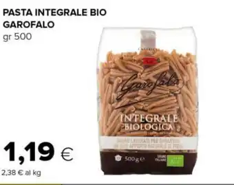 Tigre PASTA INTEGRALE BIO GAROFALO gr 500 offerta