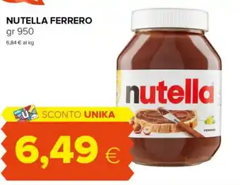 Tigre NUTELLA FERRERO gr 950 offerta