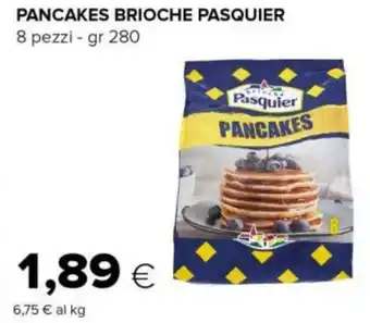 Tigre PANCAKES BRIOCHE PASQUIER 8 pezzi - gr 280 offerta