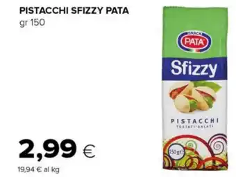 Tigre PISTACCHI SFIZZY PATA gr 150 offerta