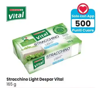 Interspar Stracchino Light Despar Vital 165 g offerta