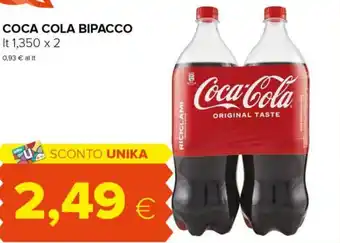 Tigre COCA COLA BIPACCO lt 1,350 x 2 offerta