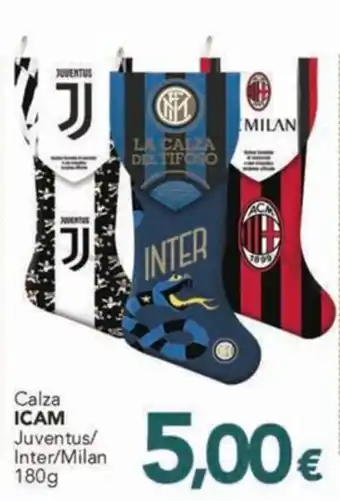 Calza ICAM Juventus/ Inter/Milan 180g