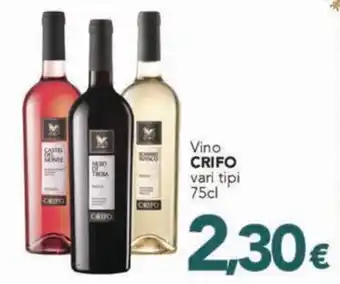 Altasfera Vino CRIFO vari tipi 75cl offerta