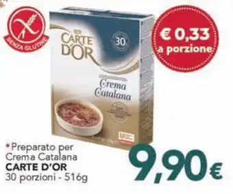 Altasfera Preparato per Crema Catalana CARTE D'OR 30 porzioni - 516g offerta