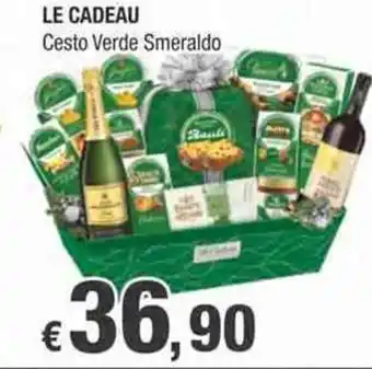 Crai LE CADEAU Cesto Verde Smeraldo offerta