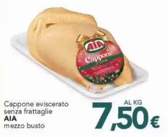 Altasfera Cappone eviscerato senza frattaglie AIA mezzo busto offerta