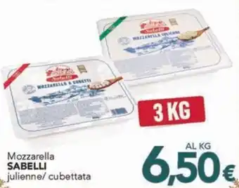 Altasfera Mozzarella SABELLI julienne/ cubettata offerta