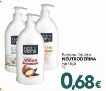 Sapone liquido NEUTRODERMA vari tipi 1l