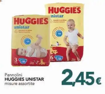 Altasfera Pannolini HUGGIES UNISTAR misure assortite offerta