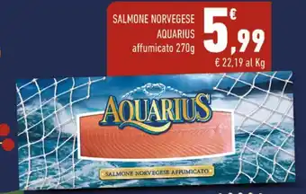 Conad SALMONE NORVEGESE AQUARIUS affumicato 270g offerta