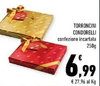 TORRONCINI CONDORELLI confezione incartata 250 g