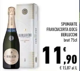 Conad SPUMANTE FRANCIACORTA DOCG BERLUCCHI brut 75cl offerta