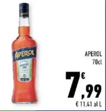 Conad APEROL 70cl offerta
