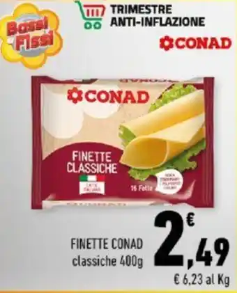 Conad FINETTE CONAD classiche 400g offerta
