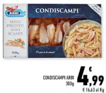 Conad CONDISCAMPI ARBI 300g offerta