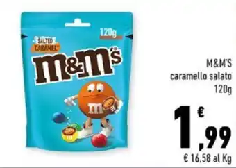Conad M&M'S caramello salato 120 g offerta