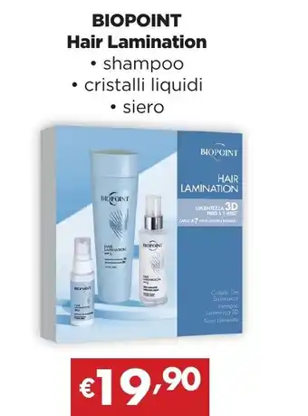 La Saponeria BIOPOINT Hair Lamination shampoo offerta