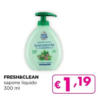 La Saponeria FRESH&CLEAN sapone liquido 300 ml offerta