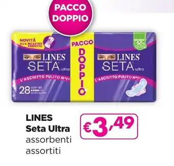 La Saponeria LINES Seta Ultra assorbenti assortiti offerta