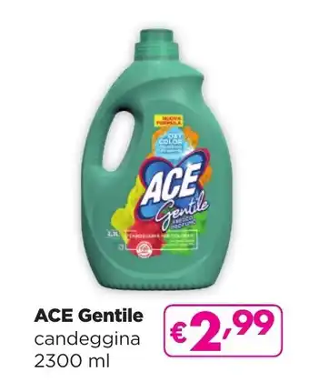 La Saponeria ACE Gentile candeggina 2300 ml offerta