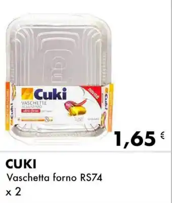 Iper Tosano CUKI Vaschetta forno RS74 x 2 offerta